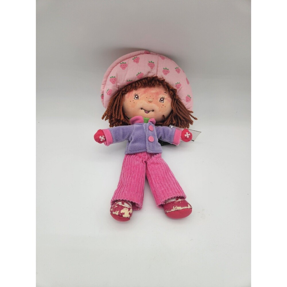 Plush 10" Strawberry Shortcake Doll Vintage Early 80s